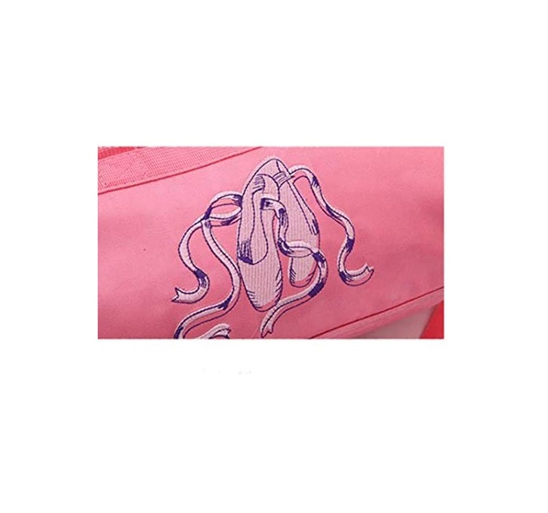 WVMKOR Small Dance Bag For Girls Small Gym Duffle Bag Overnight Bags For Kids Weekend Bags (pink1) - Image 5